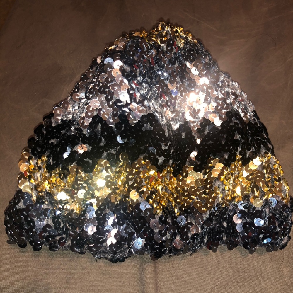 Sequin beanie